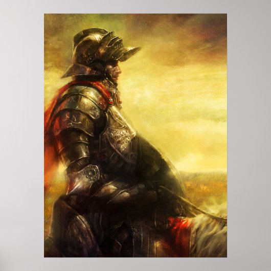 Arthur op zijn paard poster (Voorkant)
