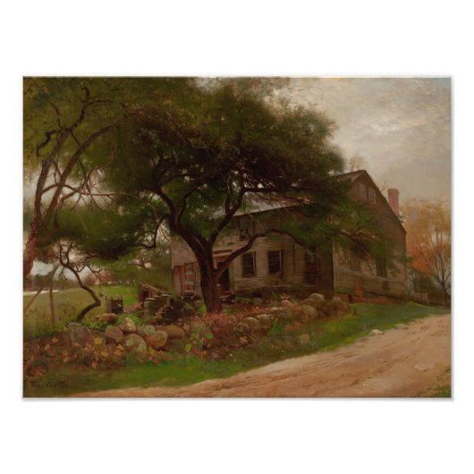 Arthur Parton - Old Boerderij House in de Catskill Foto Afdruk (Voorkant)