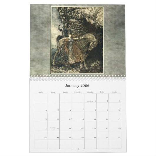 Arthur Rackham 2011 Wall Calendar Kalender (Jan 2026)