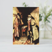 Arthur Rackham - A Christmas Carol - Grumpy Bedankkaart (Staand voorkant)