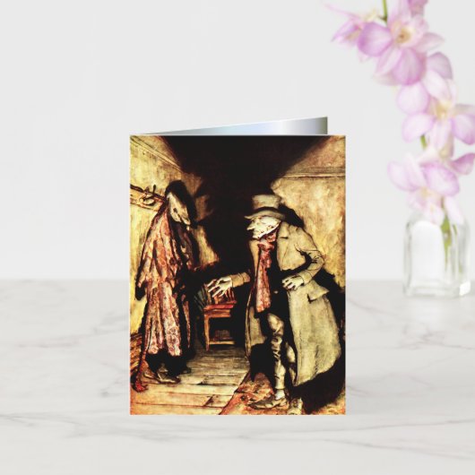 Arthur Rackham - A Christmas Carol - Grumpy Kaart (Orchidee)