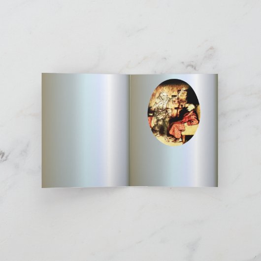 Arthur Rackham - A Christmas Carol - Scrooge Kaart (Binnen)