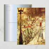 Arthur Rackham - A Kerstcarol - Street Briefkaart (Voorkant / Achterkant)