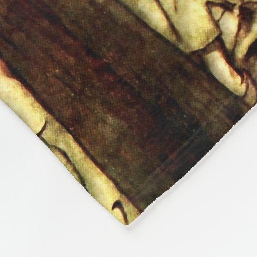 Arthur Rackham - A Kerstcarol - Street Fleece Deken (Hoek)