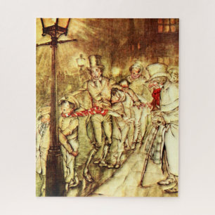 Arthur Rackham - A Kerstcarol - Street Legpuzzel