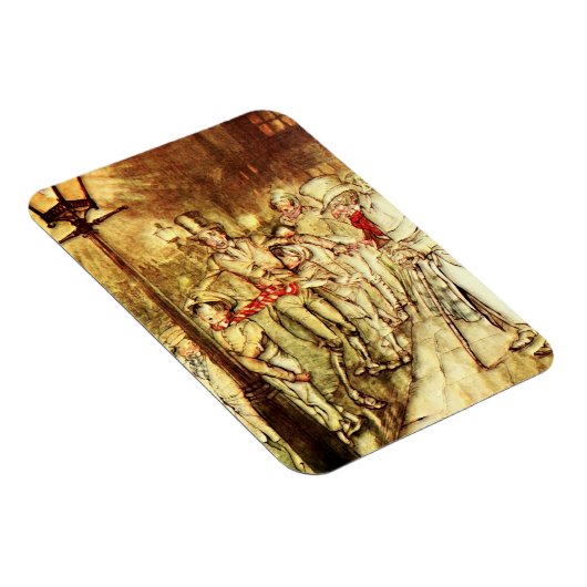 Arthur Rackham - A Kerstcarol - Street Magneet (Rechterzijde)