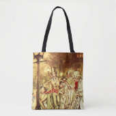 Arthur Rackham - A Kerstcarol - Street Tote Bag (Voorkant)