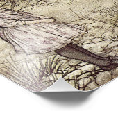 Arthur Rackham "Alice en de Caterstyle" Foto Afdruk (Hoek)