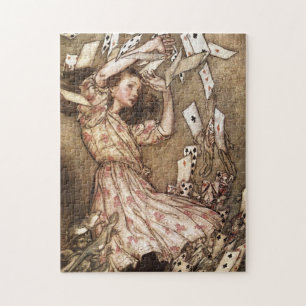 Arthur Rackham Alice in Wonderland Art Legpuzzel