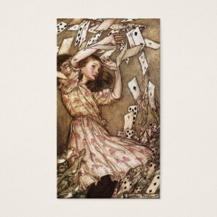  Arthur Rackham Alice in Wonderland Art Visitekaartje