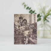 Arthur Rackham Alice in Wonderland Briefkaart (Staand voorkant)