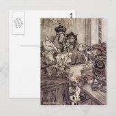 Arthur Rackham Alice in Wonderland Briefkaart (Voorkant / Achterkant)