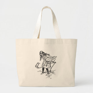Arthur Rackham Alice in Wonderland Grote Tote Bag