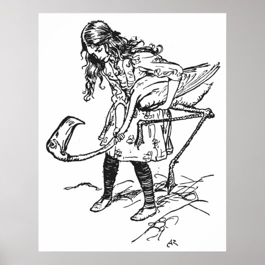 Arthur Rackham Alice In Wonderland Poster (Voorkant)