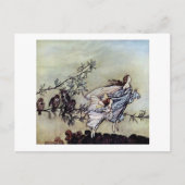 Arthur Rackham boekart Peter Pan Fairies Briefkaart (Voorkant)