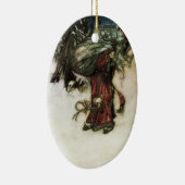 Arthur Rackham Classic Santa Claus Ornament (Rechts)