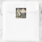 Arthur Rackham | Comus van John Milton: "En zij, Vierkante Sticker (Tas)