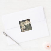 Arthur Rackham | Comus van John Milton: "En zij, Vierkante Sticker (Envelop)