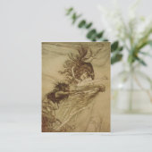 Arthur Rackham | De Rhinemaidens die Alberich tedr Briefkaart (Staand voorkant)