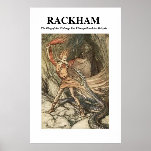 Arthur Rackham - De Ring van de Niblung Poster (Voorkant)