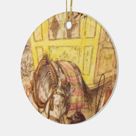 Arthur Rackham - De wind in de wilgen Keramisch Ornament (Links)