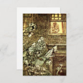 Arthur Rackham - Een kerstkarol - Ghosts Bedankkaart (Voorkant / Achterkant)