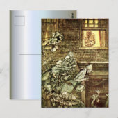 Arthur Rackham - Een kerstkarol - Ghosts Briefkaart (Voorkant / Achterkant)