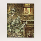 Arthur Rackham - Een kerstkarol - Ghosts Legpuzzel (Verticaal)