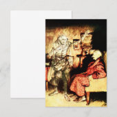 Arthur Rackham - Een kerstkarol - Scrooge Bedankkaart (Voorkant / Achterkant)