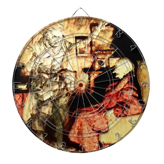 Arthur Rackham - Een kerstkarol - Scrooge Dartbord (Voorkant)