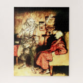 Arthur Rackham - Een kerstkarol - Scrooge Legpuzzel (Verticaal)