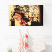 Arthur Rackham - Een kerstkarol - Scrooge Spandoek (Insitu)