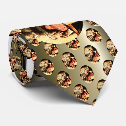 Arthur Rackham - Een kerstkarol - Scrooge Stropdas (Opgerold)