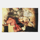 Arthur Rackham - Een kerstkarol - Scrooge Theedoek (Horizontaal)