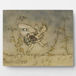 Arthur Rackham Fairy, afbeelding uit 'A Midsu' Fotoplaat
