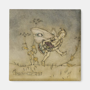 Arthur Rackham Fairy, afbeelding uit 'A Midsu' Magneet