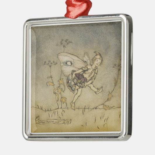 Arthur Rackham | Fairy, afbeelding uit 'A Midsu' Metalen Ornament (Links)