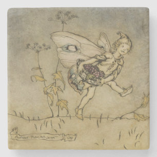 Arthur Rackham Fairy, afbeelding uit 'A Midsu' Stenen Onderzetter