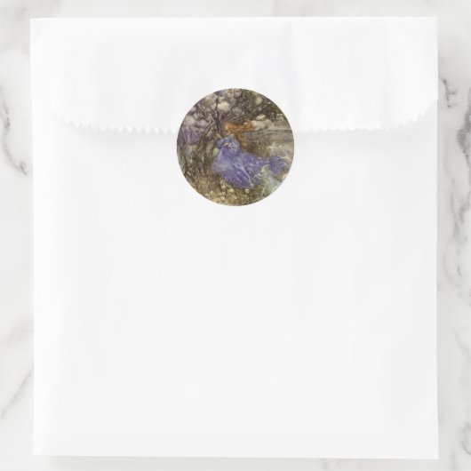 Arthur Rackham Fairy Ronde Sticker (Tas)
