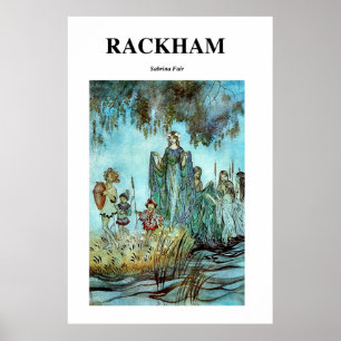 Arthur Rackham Fairy Sabrina Fair - Vintage Kunst Poster