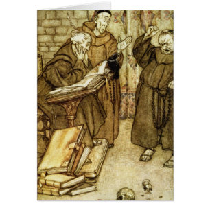 Arthur Rackham Illustratie van "The Jackdaw of Rh