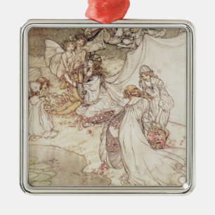 Arthur Rackham Illustratie voor een Fairy Tale, Metalen Ornament