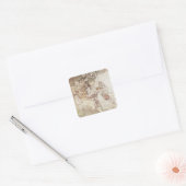 Arthur Rackham | Illustratie voor een sprookje, Fa Vierkante Sticker (Envelop)
