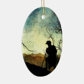 Arthur Rackham Illustration Comus Sterrennacht Keramisch Ornament (Rechts)