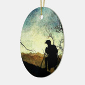 Arthur Rackham Illustration Comus Sterrennacht Keramisch Ornament (Links)