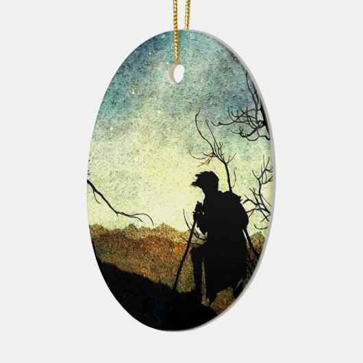 Arthur Rackham Illustration Comus Sterrennacht Keramisch Ornament (Links)
