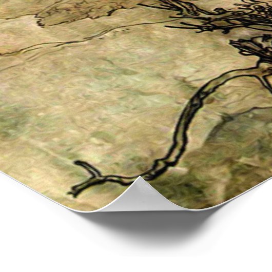 Arthur Rackham Illustration Midzomer Nights Dream Poster (Hoek)