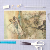 Arthur Rackham Illustration Midzomer Nights Dream Tissuepapier (Craft)