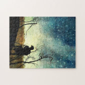 Arthur Rackham Illustration NIght Silhouette Legpuzzel (Horizontaal)
