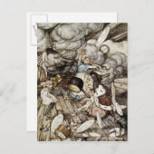 Arthur Rackham | In de Hertogin's Keuken, illuster Briefkaart (Voorkant / Achterkant)